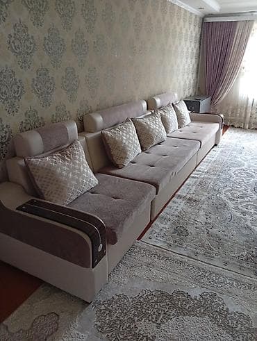 Эмерек гарнитурлары: Ашкана үчүн жумшак бурчек, Колдонулган, Өзү алып кетүү, түсү - Саргыч боз — 6