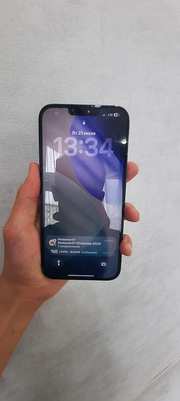 IPhone 13 Pro, Б/у, 256 ГБ, Sierra Blue, Чехол, 90 % — 1
