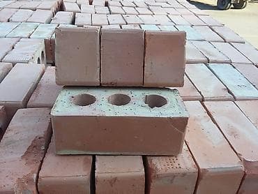 Тешиктүү, Бышкан кирпич, Жарым блок, 250×120×88