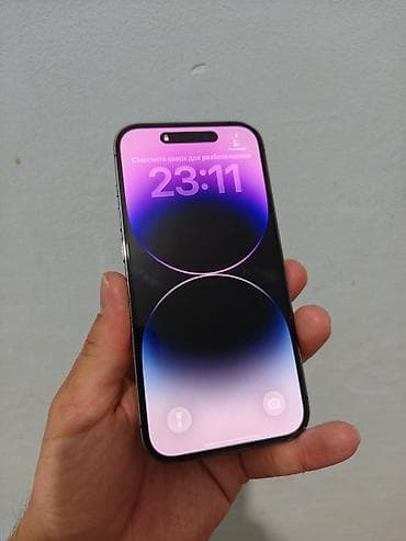 burker часы: IPhone 14 Pro, Б/у, 256 ГБ, Deep Purple, Коробка, В рассрочку, 88 % — 3