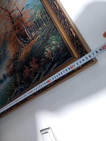 Зеркала: Картина с пейзажем 160 на 110 см, цена 7500 сом. размер картины с — 6