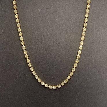 Легкая роскошная Ц модная цепочка со стразами, длина 74 см, ожерелье