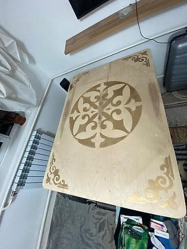 Тумбалар: Деревянный стол для гостиной, зоны отдыха. Форма: прямоугольный — 4