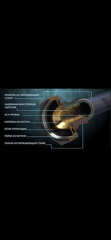 Гофры и сифоны: Гибкая подводка ALTStream на основе PE-X Назначение: - Подключение — 1