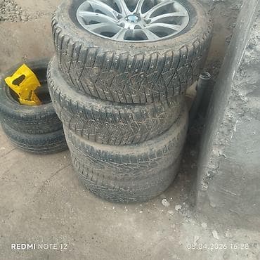 Колеса в сборе R 16, Зимняя шипованная, Б/у, Комплект, Легковые, Литые, отверстий - 5