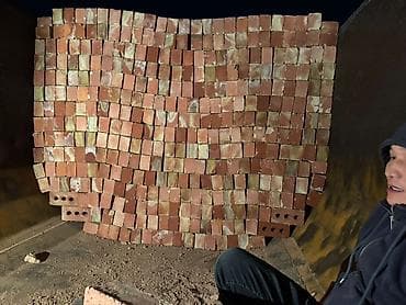 Тешиктүү, Бышкан кирпич, Жарым блок, 250×120×90