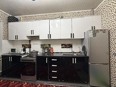 Кухонный гарнитур, Б/у, цвет - Белый, МДФ, Самовывоз