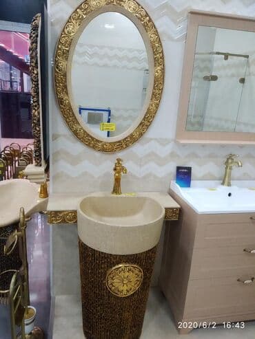 раковина и стиральная машина: Тумба-раковина магазин находится в Аю Гранд адрес Чокана Валиханова 2 — 10