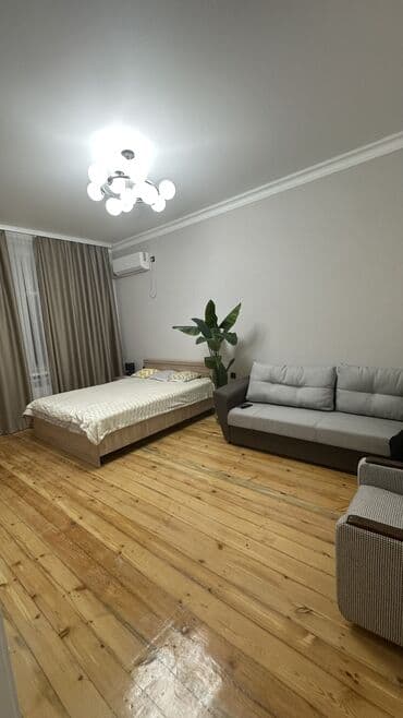 аренда квартира на долго: 1 комната, Риэлтор, Без подселения, С мебелью полностью — 1