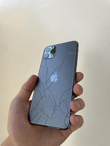 iphone 11 дешево: IPhone 11 Pro Max, Б/у, 256 ГБ, Space Gray, Защитное стекло, Чехол, Кабель, 79 % — 7