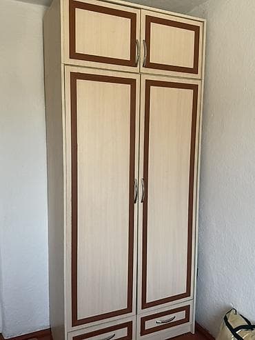 Шкафтар: Шифоньерлер, кийидер үчүн шкафтар, Түз, ЛДСП — 1