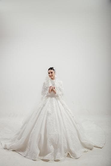 платя хиджаб: Свадебные платья — коллекция торжественных моделей в классическом — 5