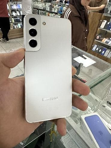 самсунк 8: Samsung Galaxy S22, Б/у, 256 ГБ, цвет - Белый, 2 SIM — 2