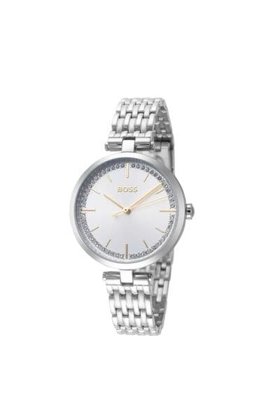 шикарный золотые комплекты с бриллиантами: HB1502704. Женские часы немецкого бренда HUGO BOSS Классические — 1