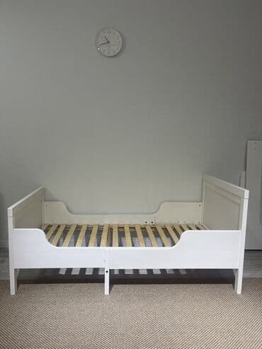 купить односпальную кровать: Детская односпальная кровать, Б/у, Для девочки, Для мальчика, С матрасом, Дерево, Самовывоз — 2