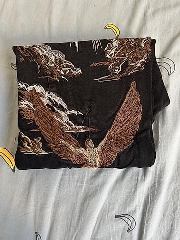 Джинсы: Джинсы, Прямые, Китай, Высокая талия, С вышивкой, M — 3