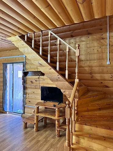 продажа квартир в аламидин 1: Сдаётся уютный двухэтажный деревянный дом из бревна с террасой — 8