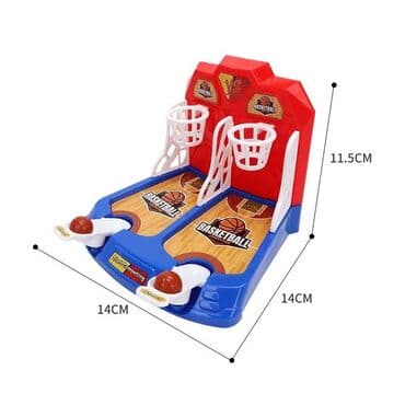 игрушечный кран: Компактная настольная игра «Баскетбол» с двумя корзинами. В комплект — 4