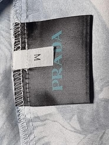 гавайская рубашка: Prada Рубашка с коротким рукавом ОБСОЛЮТНО НОВАЯ ОРИГИНАЛ ИТАЛИЯ - — 9