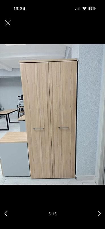 тканевый гардероб: Шифоньер, шкаф для одежды, Прямой, ЛДСП — 1