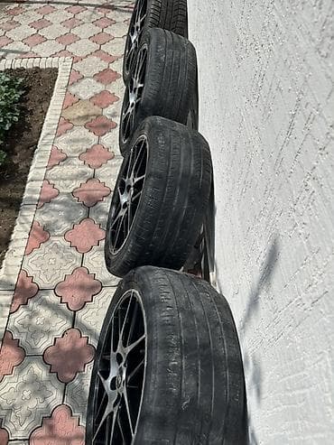 bbs 4 100: Колеса в сборе 235 / 45 / R 18, Лето, Б/у, Комплект, Легковые, Литые, отверстий - 5 — 6