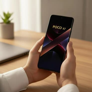 покофон ф4: Poco X7, Б/у, 512 ГБ, цвет - Черный, 2 SIM, eSIM — 1