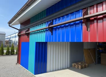 лист рефленный: Профнастил, представленный в различных цветовых решениях, идеально — 1