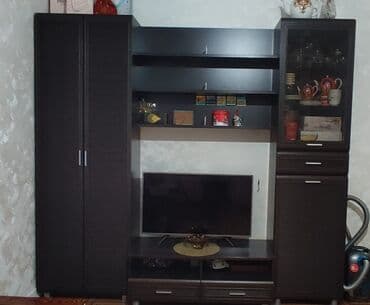 шкаф книжный большой: Стенка хорошего качества, производство Россия,цвет венге,стоит 30 — 1