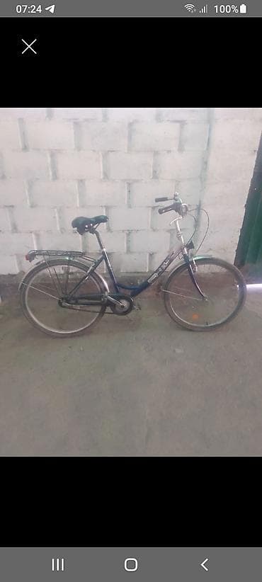 мост семерка: Городской велосипед с низкой рамой - Классическая дорожная модель с — 1