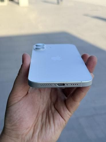 iphone 16e цена: IPhone 16 Plus, Б/у, 256 ГБ, Белый, Защитное стекло, Чехол, 92 % — 2