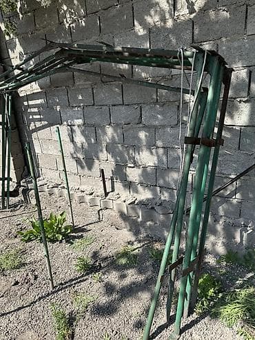 коса: Каркас для теплицы/навеса из металлических труб - Материал: стальная — 3