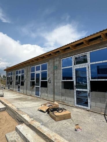 ешик дерезе: Буюртмага алюминий терезе, Терезе түрү: Витраждык, Акысыз орнотуу, Бөлүп төлөө жок — 1