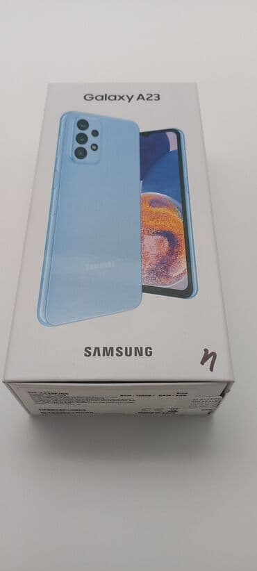 galaxy tab a8: Samsung Galaxy A23, Б/у, 128 ГБ, цвет - Голубой, 2 SIM — 3