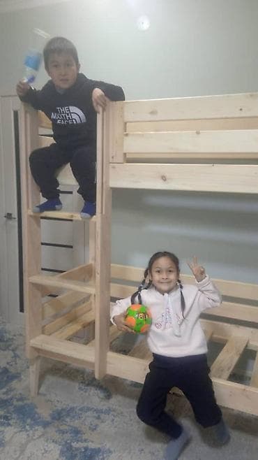 Деревянные изделия ручной работы. - Двухъярусная детская кровать из