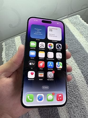 iphone xr red: IPhone 14 Pro Max, Б/у, 256 ГБ, Deep Purple, Чехол, 76 % — 2