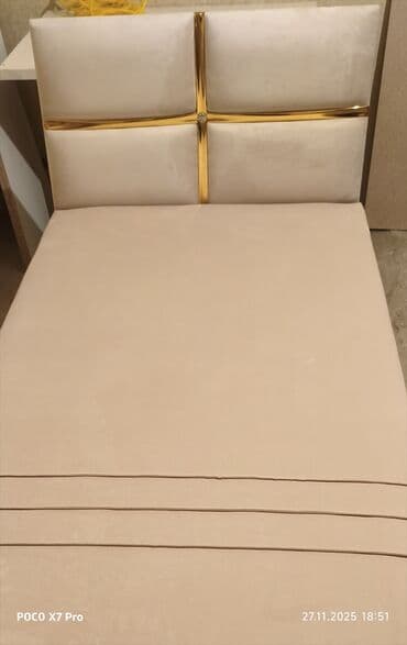 Кровати: Односпальная кровать, Новый, С мягкой обивкой, длина - 2000 см — 6