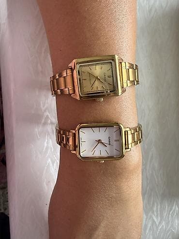 бу золота: Классические часы часы, Casio, Водонепроницаемые, Унисекс — 1