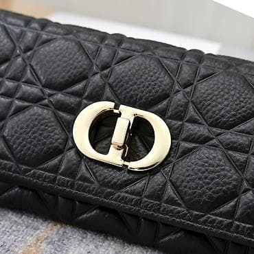 комтер: Кошелёк Dior, черный - Материал: натуральная кожа - Цвет — 3