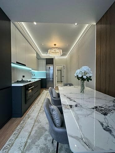 3 комнаты, 87 м², Элитка, 13 этаж, Дизайнерский ремонт