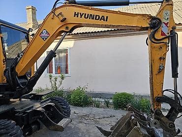 продам в связи с переездом: Экскаватор, Hyundai, Колесный — 5