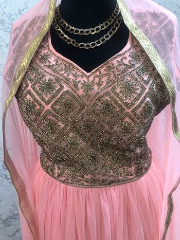 прокат карнавальных костюмов в бишкеке бишкек: Вечернее платье, Длинная модель, С рукавами, Стразы, XS, S, M — 24