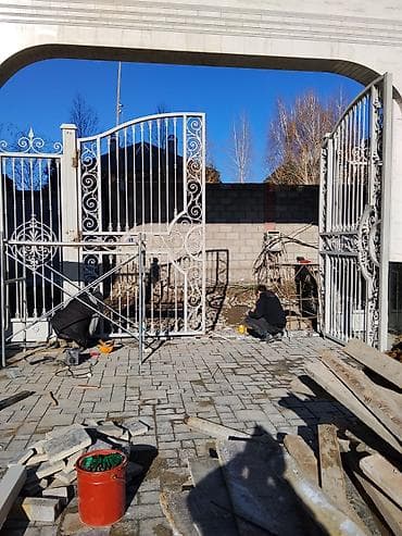 механизм ворот: Кованые откатные/распашные ворота и калитки под заказ - — 1