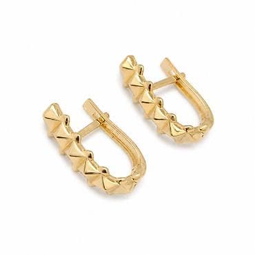 Серьги, Проба 585, Без вставки, Женские