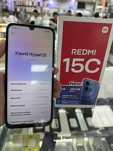 iphone r: Redmi, Redmi 15C, Новый, 256 ГБ, цвет - Синий, 2 SIM — 4