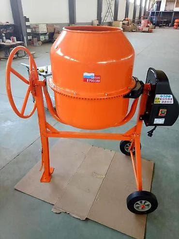 samsung 72: Бетономешалка электрическая, передвижная - Объем барабана — 1