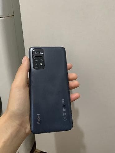 Redmi, Redmi Note 11, Б/у, 64 ГБ, цвет - Черный, 2 SIM — 1