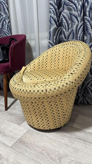 мягкий мешок кресло: Кресло с круглой подушкой и встроенным коробом для хранения - Тип — 1