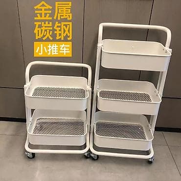 купить хозяйственную тележку: Этажерка для кухни, Новый, Железо, Самовывоз, Платная доставка — 5