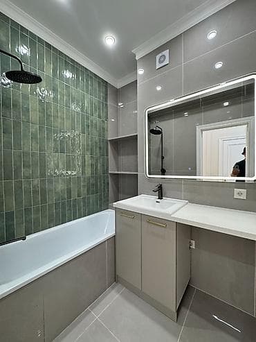 ts group: 3 комнаты, 73 м², Асанбай мкр Элитка, 5 этаж, Дизайнерский ремонт — 8