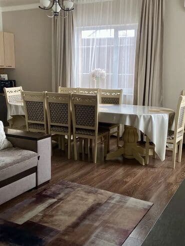 дом савхоз алатоо: 150 м², 3 комнаты, Утепленный, Теплый пол, Бронированные двери — 8